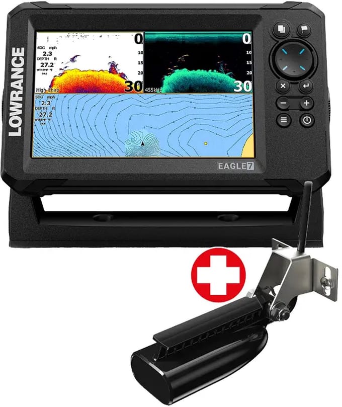 Lowrance Eagle 7 met SplitShot