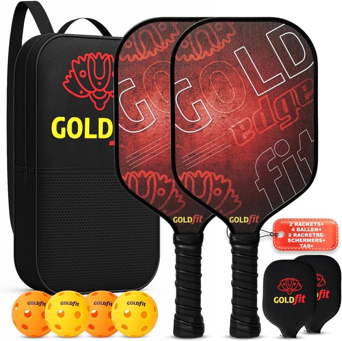 Pickleball Rackets - Sport Set - Plezier op het veld - Gestructureerd oppervlak - Lichtgewicht