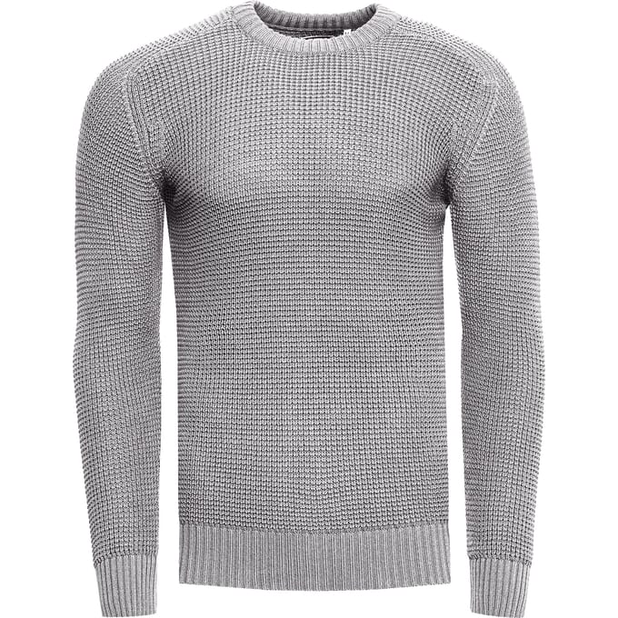 Chunky Slim Fit Trui met Ronde Hals