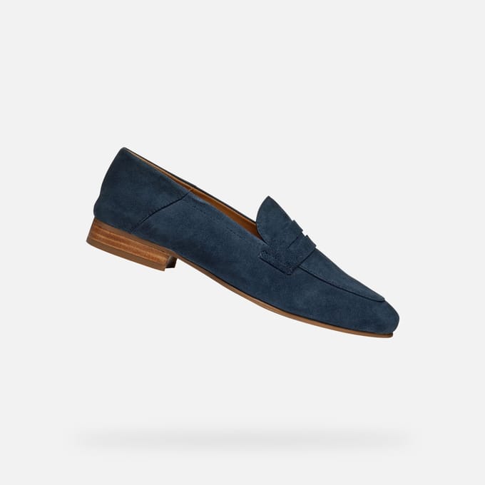 GEOX MANTINEA DAMES Loafers - DONKER MARINEBLAUW - Maat 41