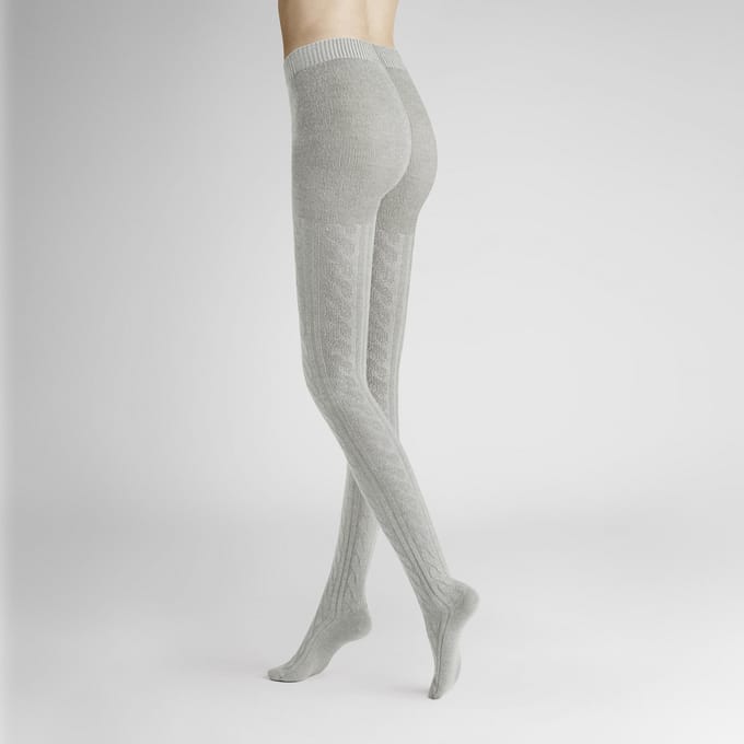 Hudson WINTER PLAIT Dames Maillot - Silber - Maat 36-38