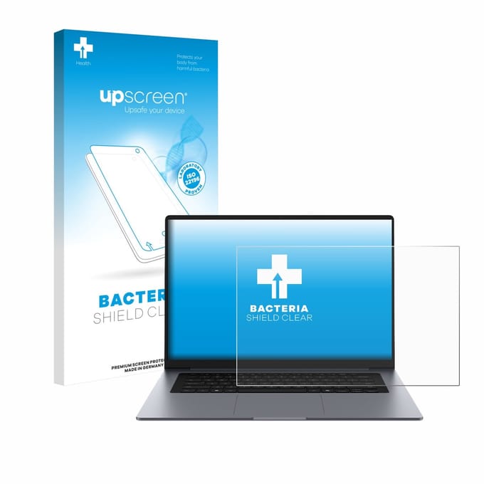 upscreen - Screenprotector voor Samsung Galaxy Book6 16" - Folie Beschermfolie transparant antibacterieel