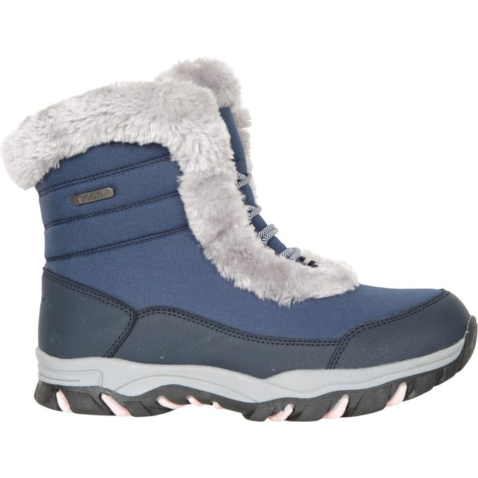 Mountain Warehouse Dames/Dames Ohio Thermische Snowboots met Korte Schacht (Blauw)