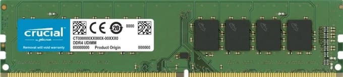 Crucial CT8G4DFRA32AT geheugenmodule 8 GB 1 x 8 GB DDR4 288-pin DIMM