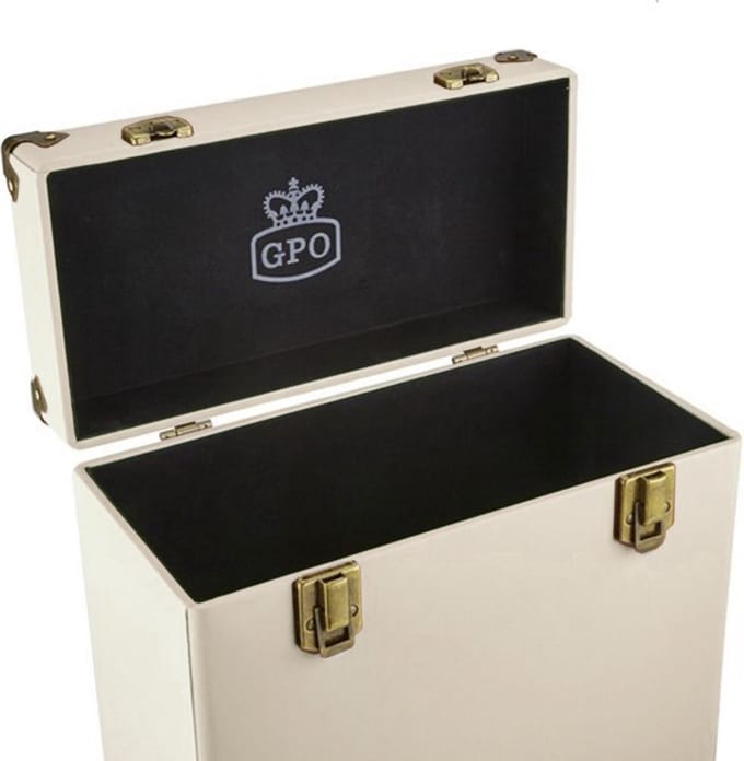 GPO CASE12CRE - 12" opbergkoffer LP's, creme