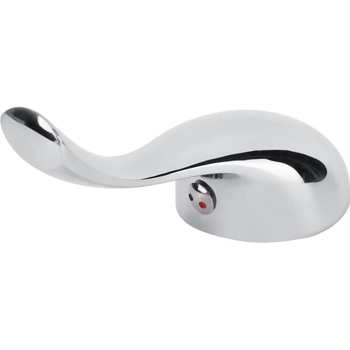 Badkamer Zinklegering Warm Koud Water Kraan Kraan Handvat Vervanging voor 35mm Klepkern white