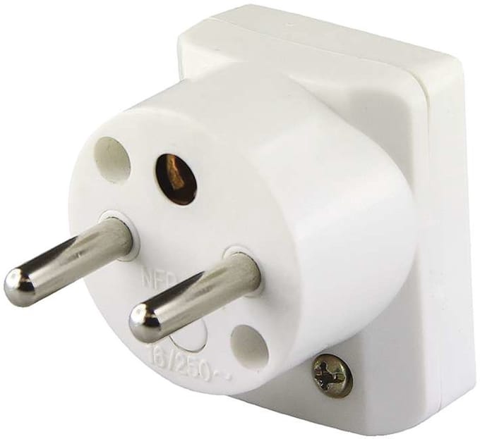 Emos P0035, Wit, 250 V, 16 A