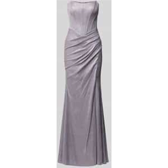 maxi-jurk met vetersluiting in off-shoulder-look