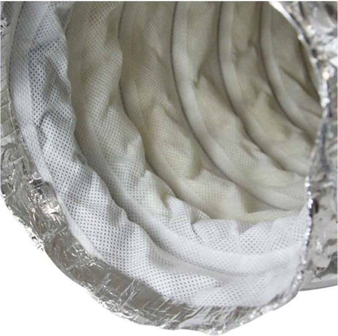 Flexibele geluiddemper non-woven met aansluiting diameter: 200 mm lengte 500mm