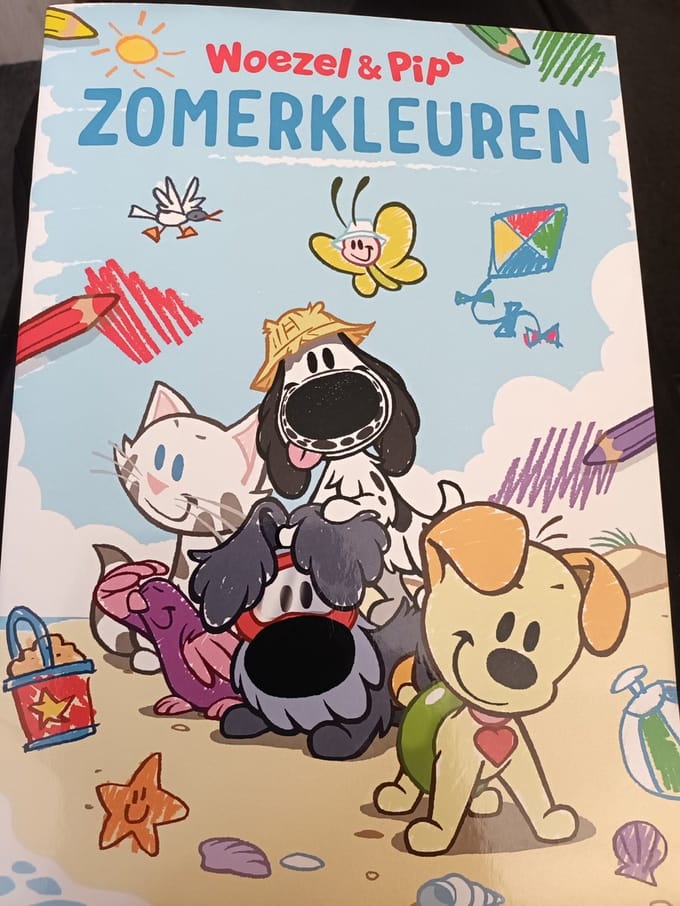 Woezel en pip kleurboek zomerkleuren