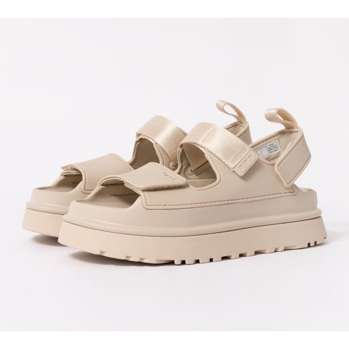 UGG GOLDENGLOW W - Sandalen met hakDames Sandalen - Kleur: Wit/beige - Maat: 41