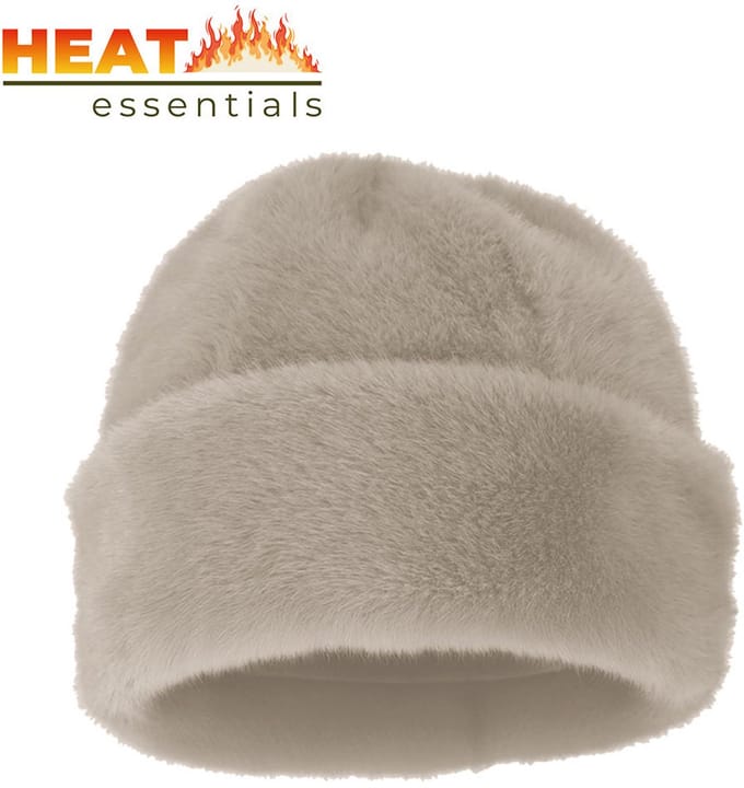 Heat Essentials - Muts Dames - Fake Fur - Off White - One Size- Superzacht Nep Dons