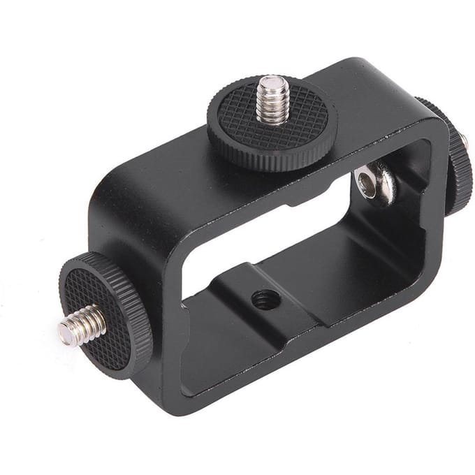 Multifunctionele Mobiele Telefoon Cliphouder 3-Posities Beugel voor Live Uitzending Selfie voor Camera black
