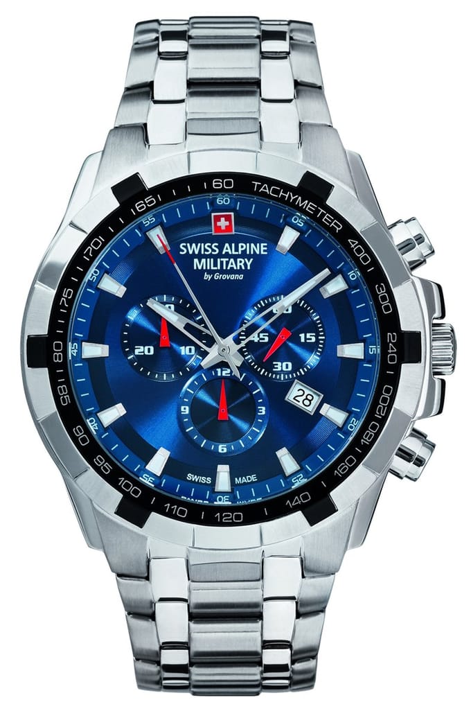 Swiss Alpine Military Star Fighter Chrono SAM7043.9135 mannen horloge