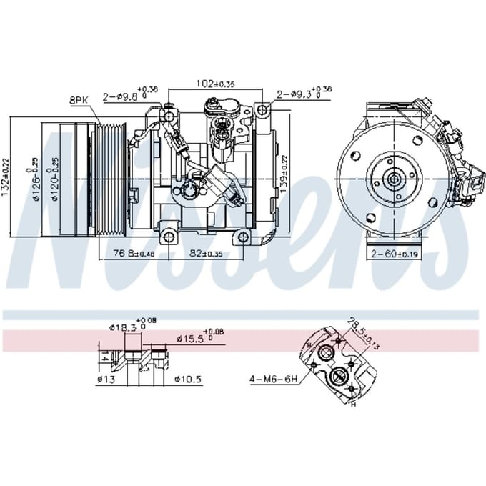 Compressor airconditioning NISSENS KLIMA NIS 890870