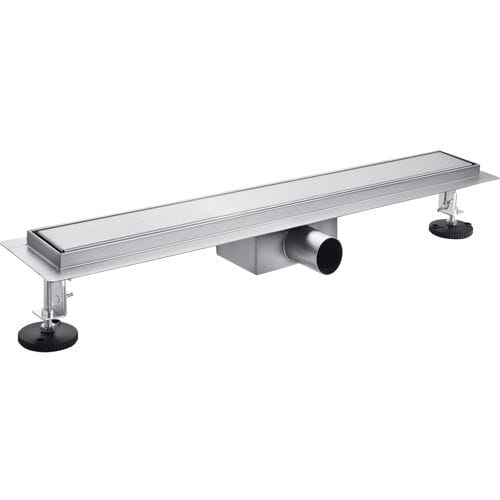 Dynamic Way douchegoot RVS met flens 800x70mm