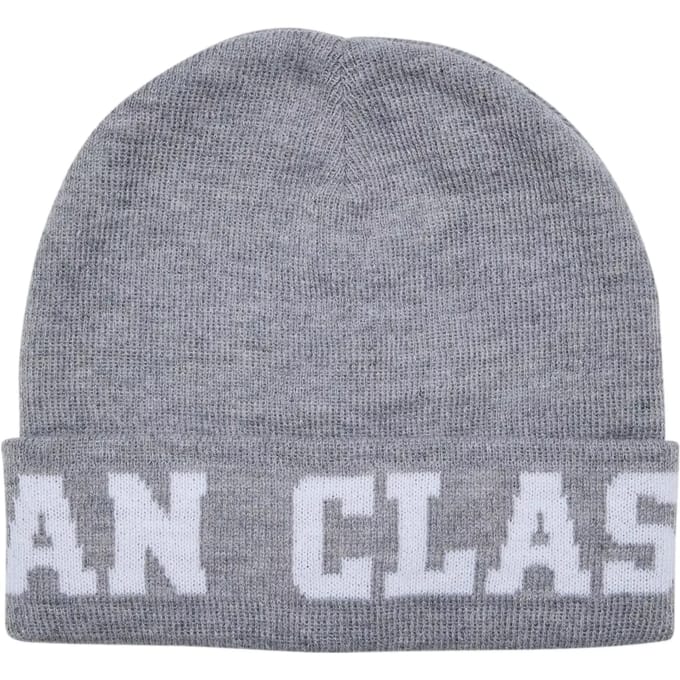 Urban Classics - Logo Jaquard Beanie Muts - Grijs