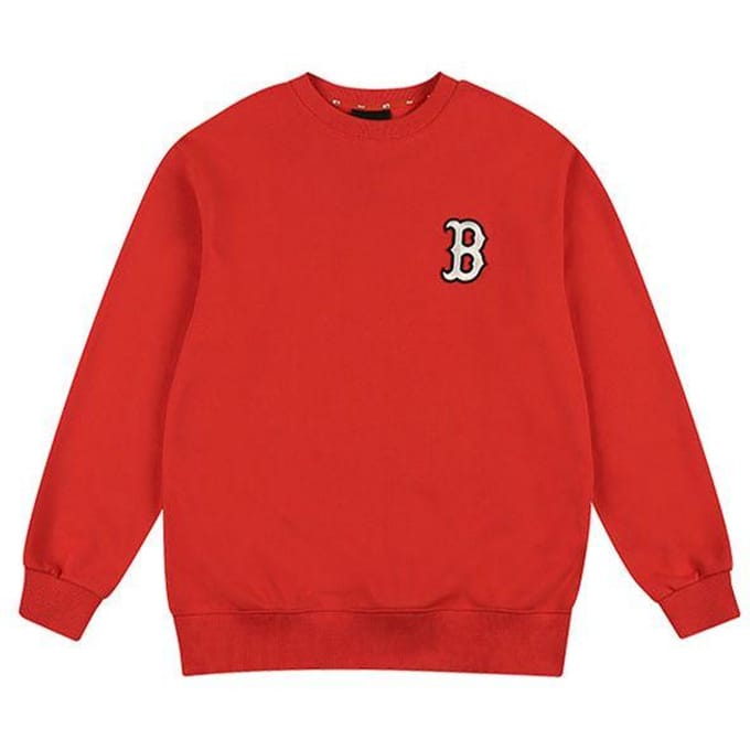 MLB Boston Red Sox Sport Crew Neck Losse Pullover Sweatshirt Unisex sweatshirt 31MT08111-43R M red