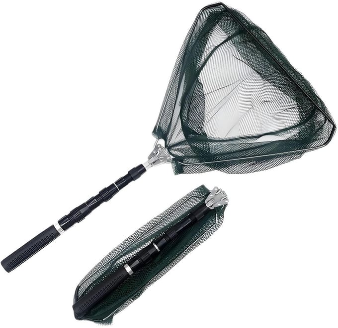 Dailygoods- Schepnet Telescopisch - Inklapbaar - Duurzaam Nylon