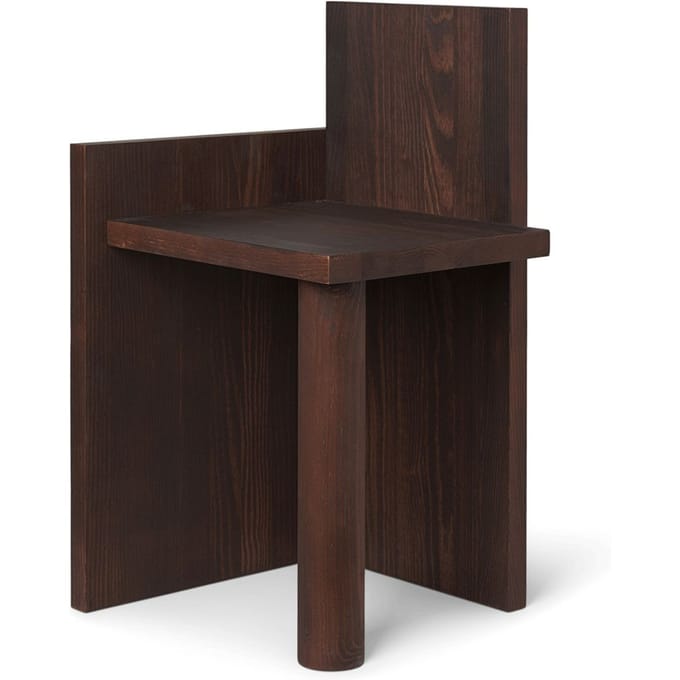 Ferm Living - Bijzettafel / Kruk UTA Piece - bruin