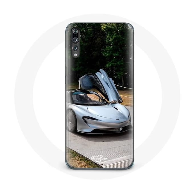 Coque - MANIACASE - Huawei p20 - Formule 1 McLaren - Gris - Rigide - Sportif gris