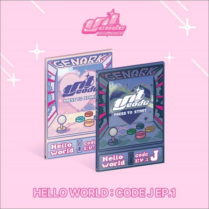 UNICODE - HALLO WERELD : CODE J EP.1 (Type : A / Type : B) Random Ver. gray