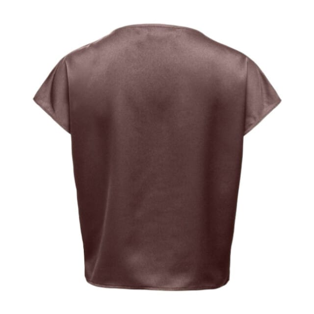 ONLY - ONLFARAYA S/L BUTTON LACE SATIN TOP WVN Dames Top