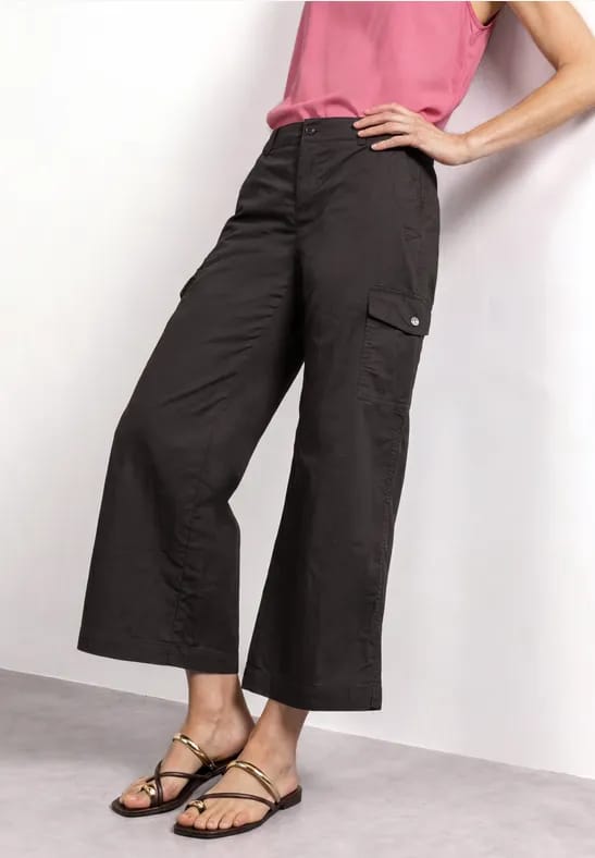 Broek met Straight Leg-pijpen in cargo-stijl