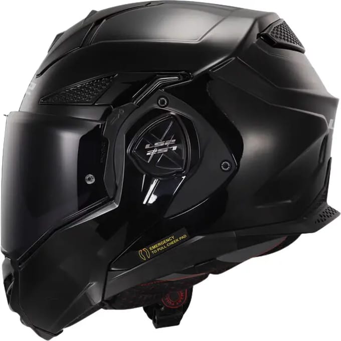 LS2 FF901 Advant X Solid Mat Titanium Systeemhelm - Helm