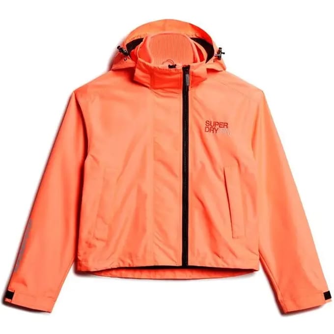 Superdry - SD Windbreaker jas met capuchon en borduursel - Dames