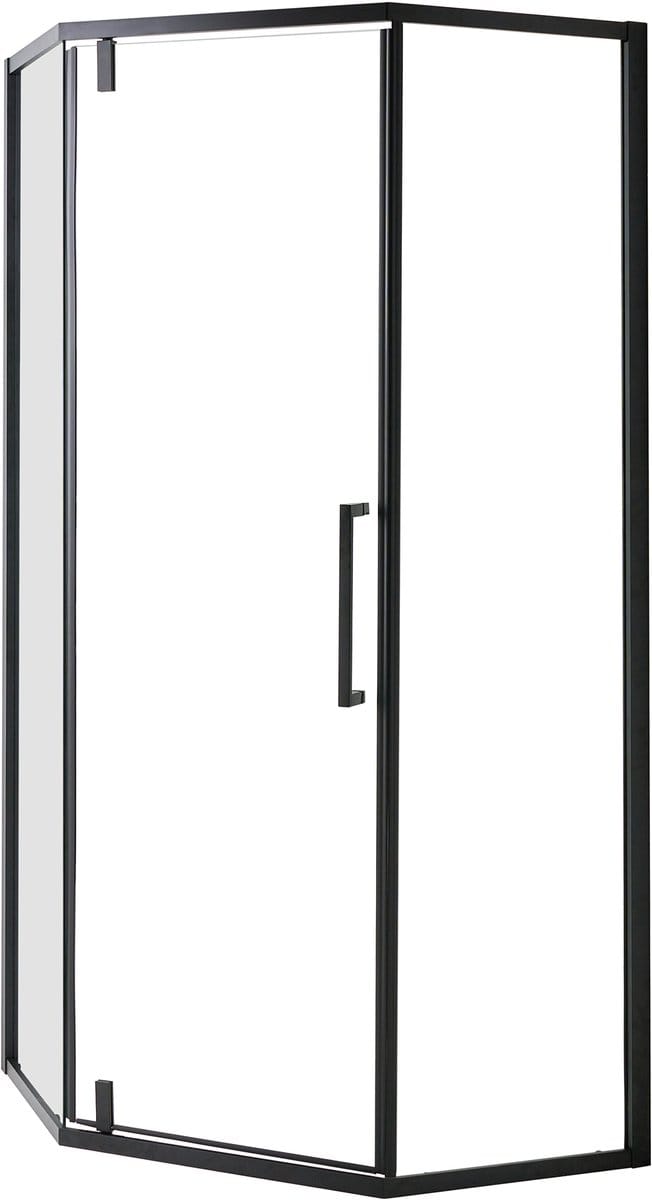 TOCANTINS - Douchecabine - Zwart - Veiligheidsglas