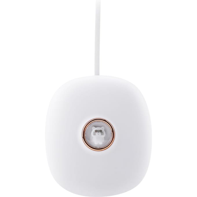 TS-BC680 Stille trilwekker met LED-display 2 alarmen Snooze Draagbare klok met pop 0 wit