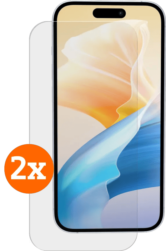 BlueBuilt Apple iPhone 16 Pro Max Screenprotector Glas Duo Pack