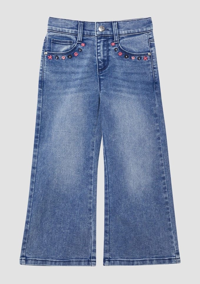 s.Oliver - female - Jeans wijde pijp / normale pasvorm / hoge taille / 5-pocketmodel