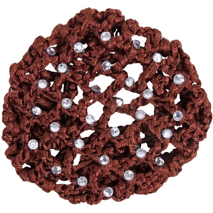 Haarnetje Diamond QHP Bruin