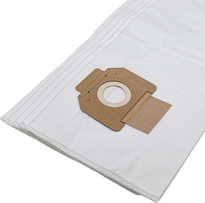 Stofzuigerzakken - Stofzakken microvlies - Stofzuigen - Dubbellaags scheurvast - 50 stuks - Wit