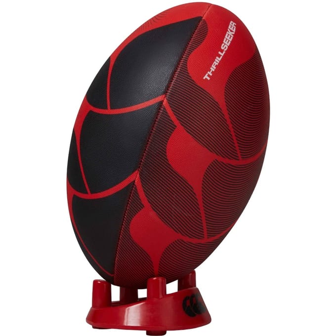Canterbury Thrillseeker Rugbybal (Rood/zwart)