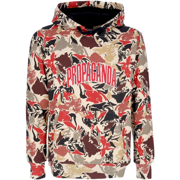 Herenhoodie Collegehoodie Pas op