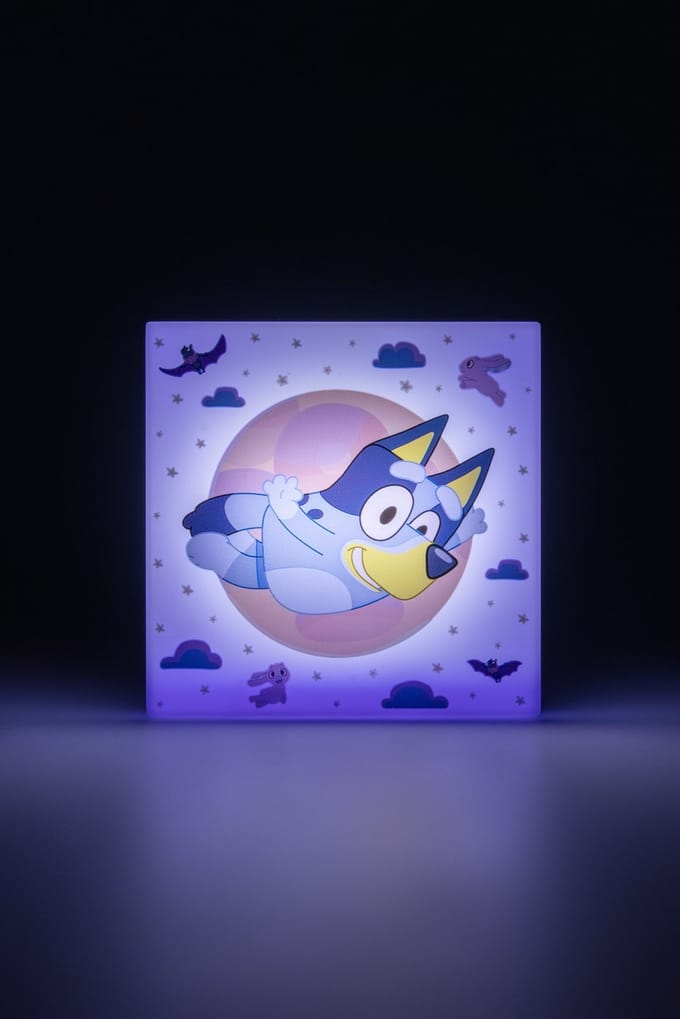 Bluey Nachtlamp – LED Wandlamp met Sensor, Instelbare Helderheid