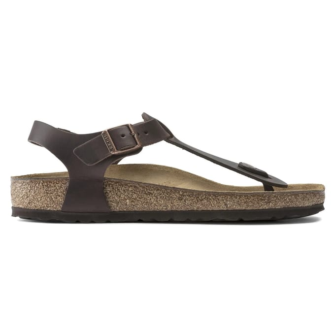 Geoliede Leren Sandalen Birkenstock Kairo