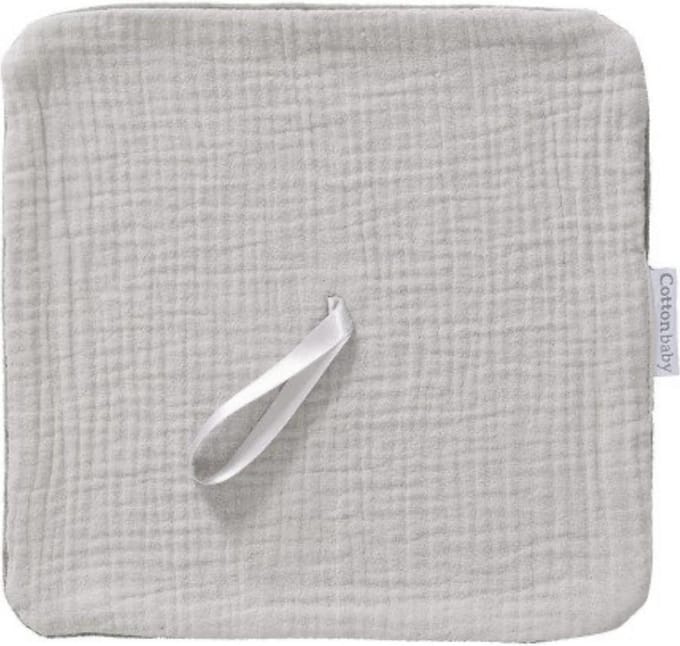 Cottonbaby speendoekje - Cottonsoft - lichtgrijs