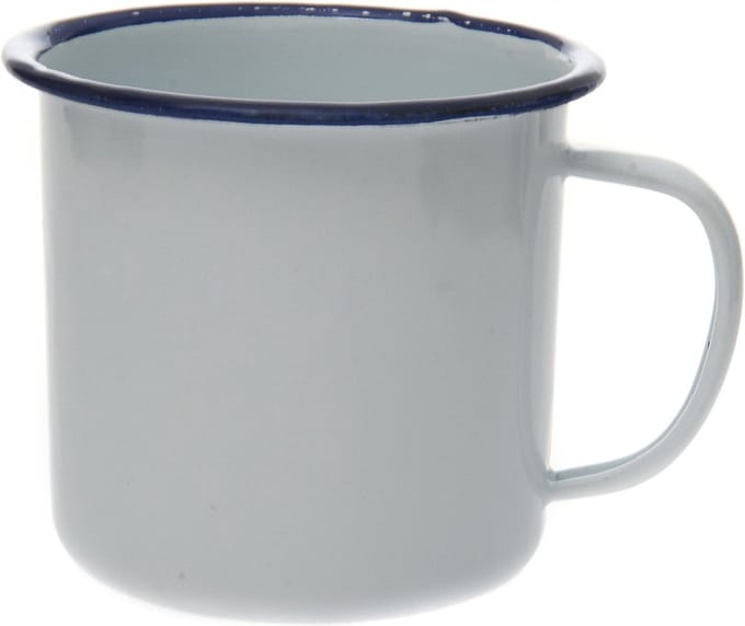 Emaille mok (drinkbeker)