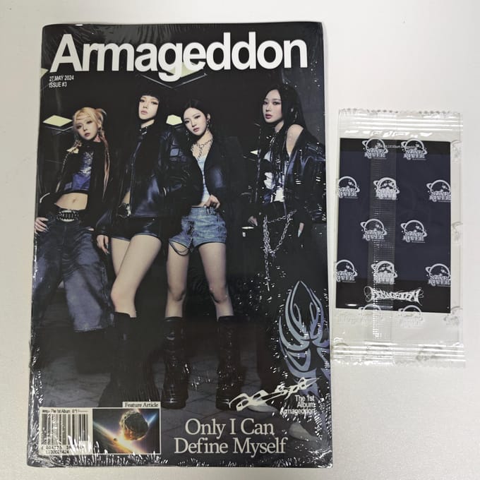 Album aespa - [ARMAGEDDON] 1e album ZINE-versie, met SR-pre-orderkaart Zine+SR