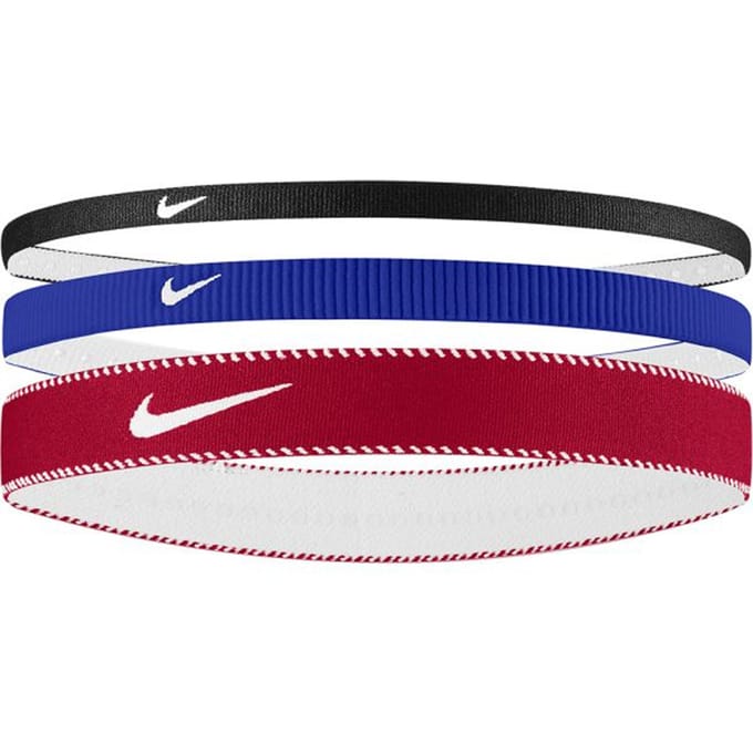 Nike Mixed Flex Classic Hoofdband (Set van 3) (Game rood/universiteitsrood/wit)