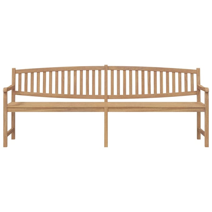 vidaXL - Tuinbank - 228x59,5x90 - cm - massief - teakhout