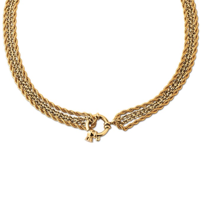 Melano Friends Ketting Olivia Goud | incl Twisted hanger