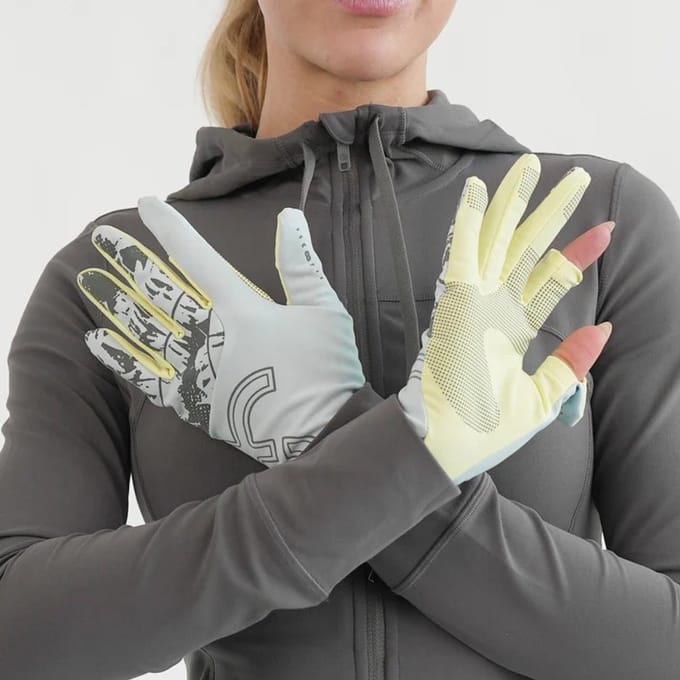 Flipbelt - Mid Weight Running Glove - Hardloop Handschoen - Baby Blauw - L