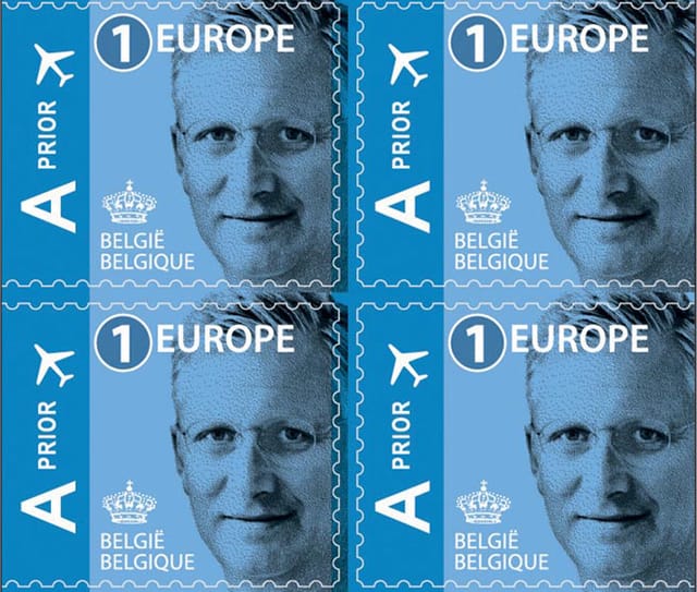 BPost postzegel tarief 1 Europa, Koning Filip, blister van 50 stuks, proir