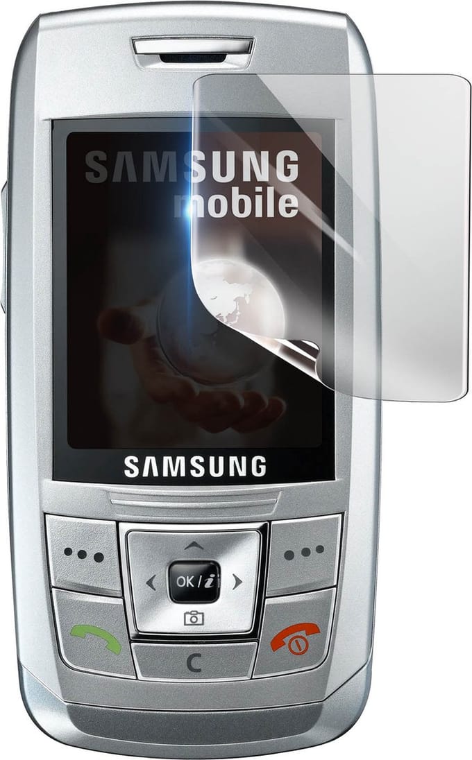 3mk, Geschikt voor Samsung E250, Schokbestendige Hydrogel Screenprotector, Transparant