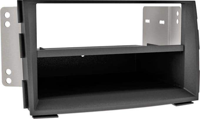 2-DIN Paneel geschikt voor Kia Venga 2009-2019 Kleur: Zwart